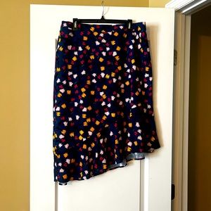 Eloquii ruffle hem skirt